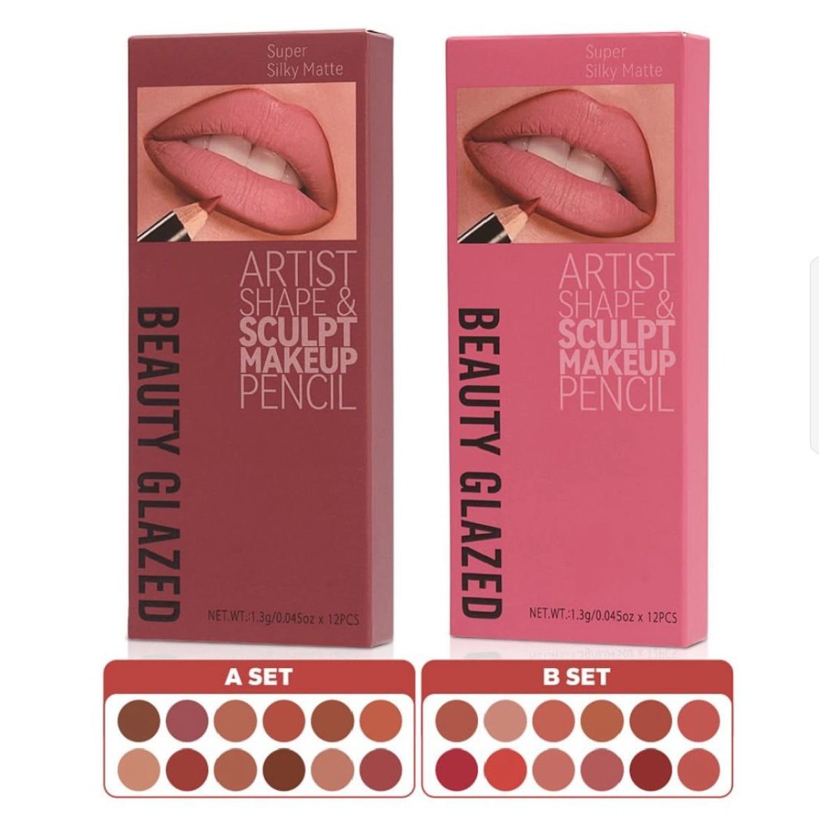 Beauty Glazed Artist Shape & Sculpt Makeup Pencil Set