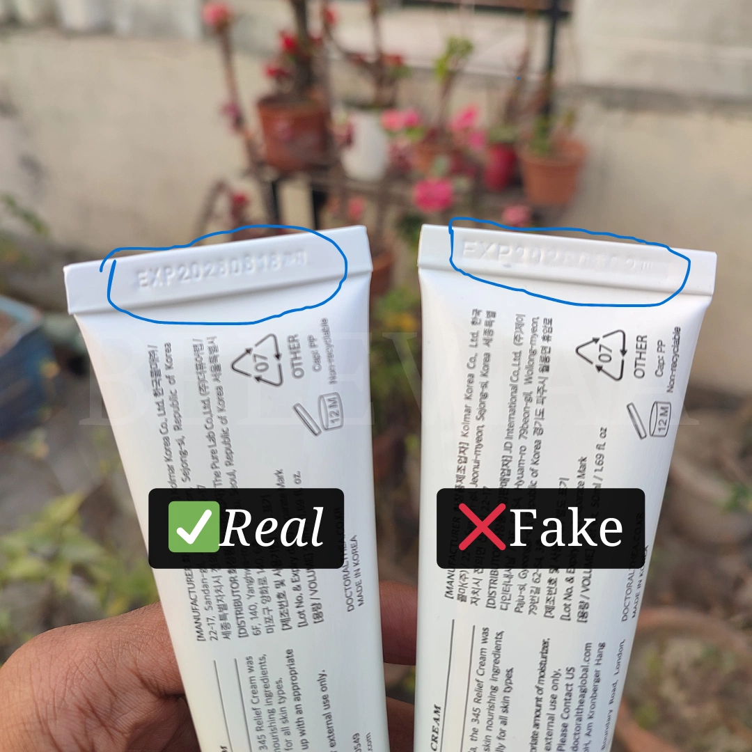 Dr. Althea 345 Relief Cream Real VS Fake Gallery Photo Five