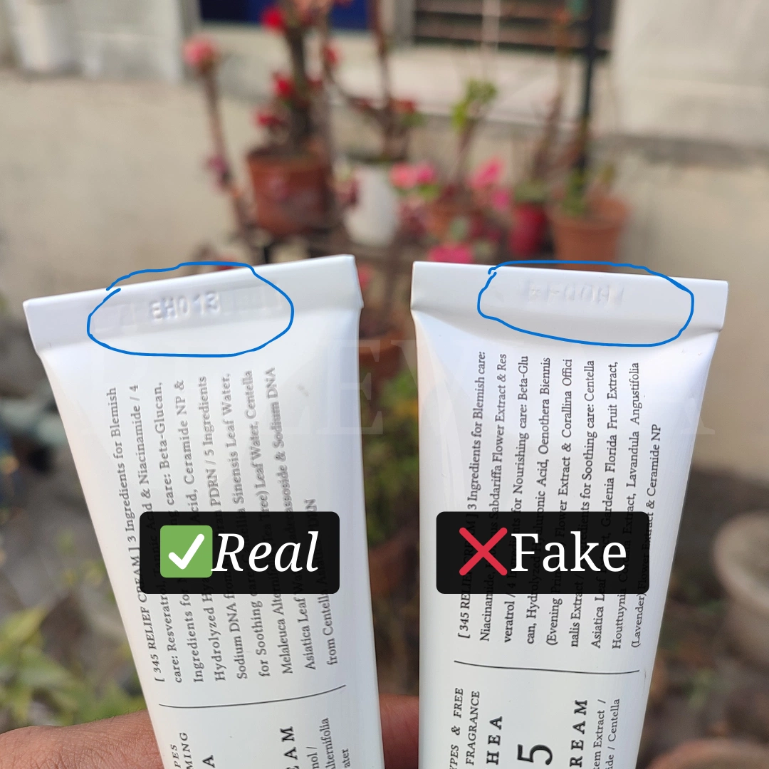 Dr. Althea 345 Relief Cream Real VS Fake Gallery Photo Four