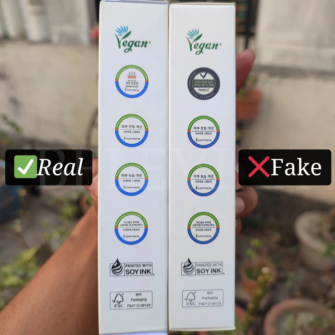 Dr. Althea 345 Relief Cream Real VS Fake Gallery Photo Two