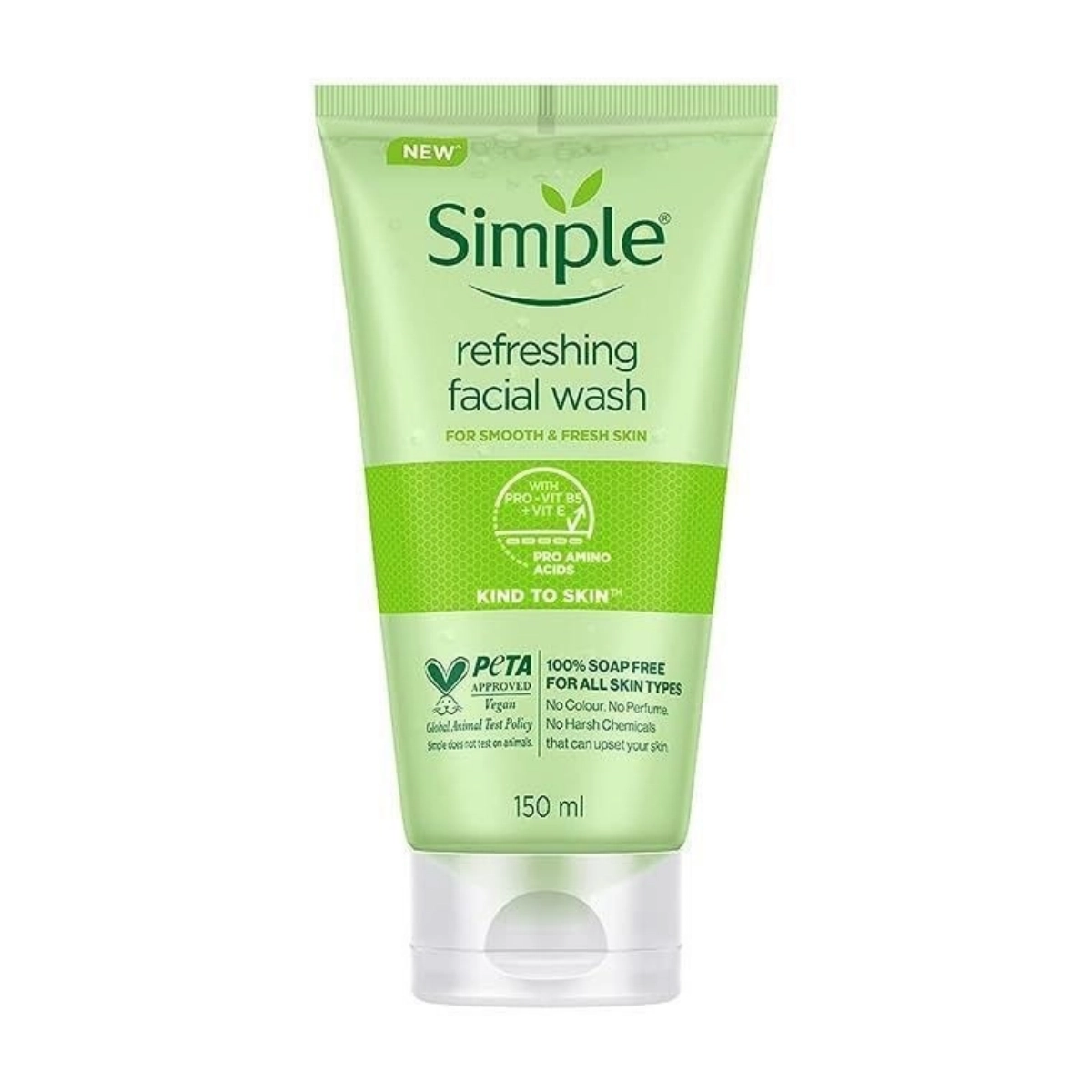 Simple Kind to Skin Refreshing Facial Wash Gel (150 ml)